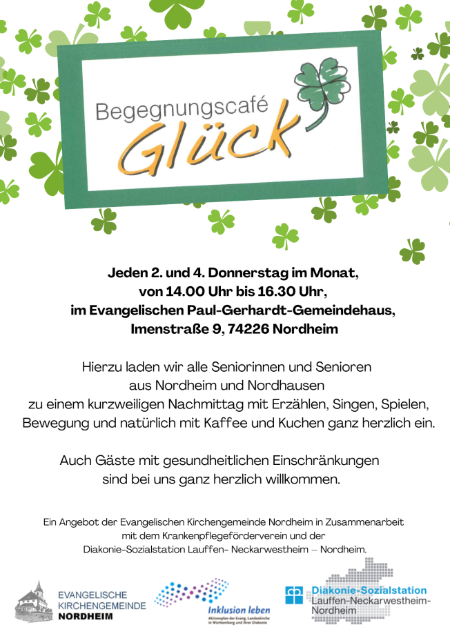 Begegnungscafé Glück