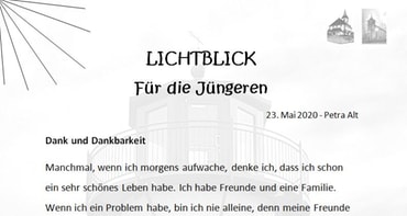 Zum Lichtblick von Petra Alt