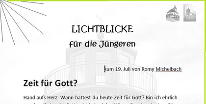 Lichtblicke zum 19. Juli von Romy Michelbach