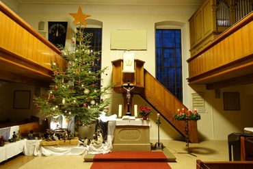 Nordhausen - Weihnachtliche Waldenserkirche