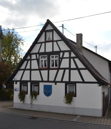 Das Waldenserwappen am Waldensermuseum