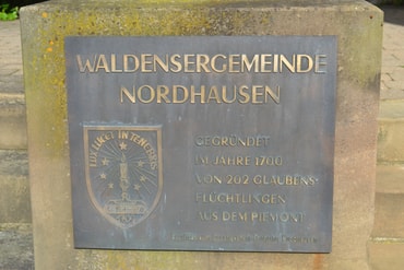 Erinnerung an die Gründung Nordhausen im Jahr 1700